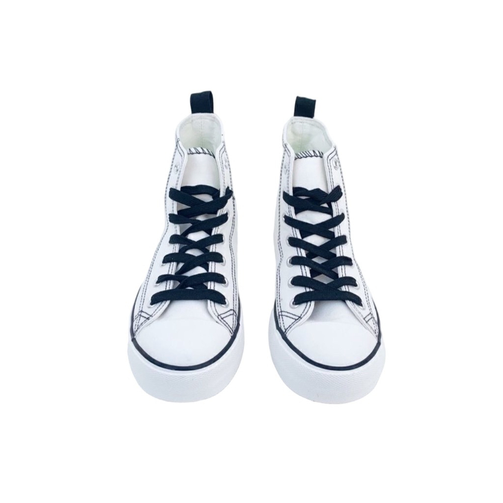 Disney Mickey Mouse White High-Top Sneakers Women’s 8 & 9 - Picture 10 of 12